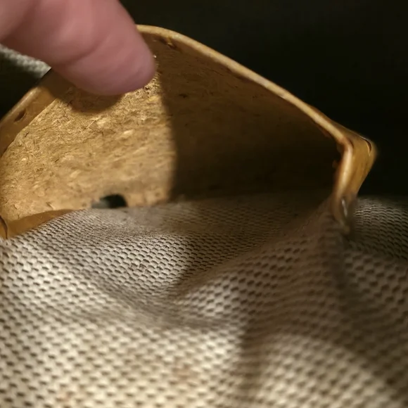 Dooney & Bourke Ostrich-Embossed Leather Hobo Bag,  butterscotch color. - Picture 14 of 16